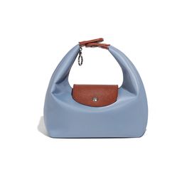 thumbnail for 2025 New Waterproof Nylon Lunch Box Bag Niche Design Commuter Hand Bag Casual Versatile One Shoulder Dumpling Bag Woman