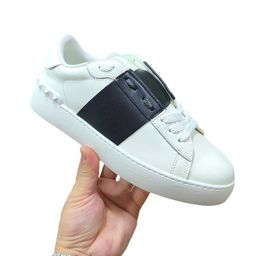 thumbnail for Foreign trade V home casual sneakers, rivets, small white shoes, leather fashion trends, couples, single shoes, unisex shoes