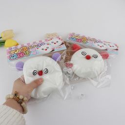 thumbnail for Little Red Book with Cotton Velvet Rabbit Rabbit Pinch Music Super Large Slow Rebound Decompression Toy Capybara Big Mac Pinch Music