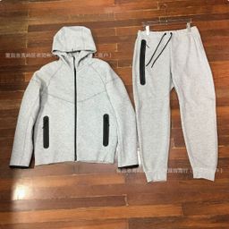 thumbnail for 2025 Spring and Autumn New Sportssuit Men's Knitted Casual Hooded Cardigan 922 Jacket and 002 Sweatpants
