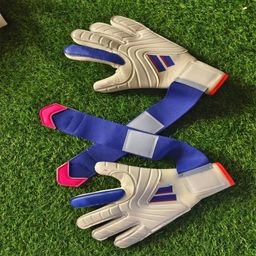 thumbnail for 2024 New Latex Leather Goalkeeper Gloves Teenage Kids Goalkeeper Gloves Football Goalkeeper Gloves