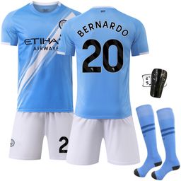 thumbnail for Camisa de futebol de manga curta Manchester City 2526, uniforme titular, nº 47 Foden 9 Haaland, personalizada, transfronteiriça.