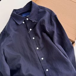 thumbnail for 2025 Spring and Summer New American Pony Embroidered Green Shirt Loose Long-Sleeved Cotton and Linen Shirt for Men and Women