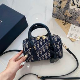thumbnail for New Full Flower Boston Bag Large Capacity Fashion High-end Sense Handbag Shoulder Crossbody Bag Women Commuter Bag
