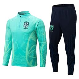 thumbnail for Chelsea Inter Atletico Madrid training uniform football uniform long sleeve main suit half zipper Jersey wholesale a generation of hair