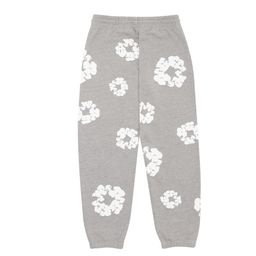 thumbnail for 2004 European and American Cross-border Flower Printing Fashion Brand Same Style Loose Hooded Couple Set Same Style fleece-lined Sweat Pants for Men and Women
