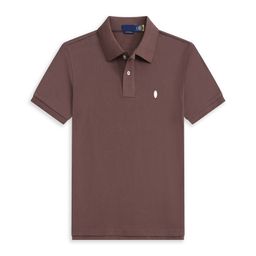 thumbnail for Cross-border men's lapel half-sleeved t-shirt solid color cotton plus size loose foreign trade collar short-sleeved t-shirt