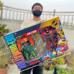 thumbnail for Deformation Toy Robot Car King Kong Children's Toy Wasp Robot Deformation Car Boy Model Toy
