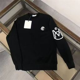 thumbnail for Mongolian sweatshirt, solid color printed badge, a variety of pullovers, versatile fashion letters, correct labeling, hoodie, fleece and thickening