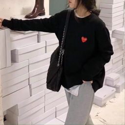 thumbnail for Round neck lovely wool sweater pullover Sichuan Jiu couple parent-child Baoling birth year red top loose