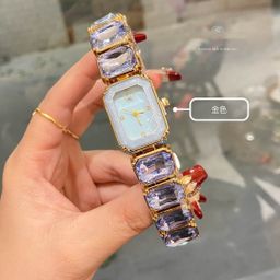 thumbnail for Foreign Trade Shijia Same Style Women's Watch Small Sugar Cube Quartz Watch Student Fashion Bracelet Women's Watch Douyin Live Broadcast