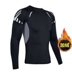 thumbnail for Sports tights men's high-elastic quick-drying long-sleeved short-sleeved basketball football fitness cycling bottom white sweat-absorbing T-shirt