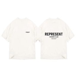 thumbnail for American fashion brand REPRESENT, basic small logo, letter short sleeve, men's and women's loose casual cross-border T-shirt half sleeve