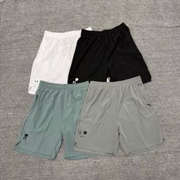 thumbnail for Breathable Ice Silk Summer Casual Breathable New Sports Shorts Loose Fit Gym Training Patchwork Five-Point Shorts Thin Style