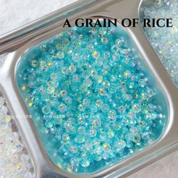thumbnail for [Flash Star River] 3mm Swarovski crystal beads diy handmade accessories loose beads mobile phone chain bracelet beaded material