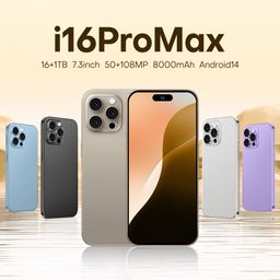 thumbnail for I16 Promax Dynamic Island Android 13 Cross-Border 4+64g Foreign Trade Smartphone 7.3inch High-Definition Screen in Stock