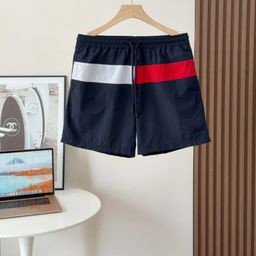 thumbnail for Cross-Border T-Shirt Patchwork Small Logo Embroidery Summer New Quick-Dry Loose Casual Breathable Sports Beach Shorts Men's Shorts