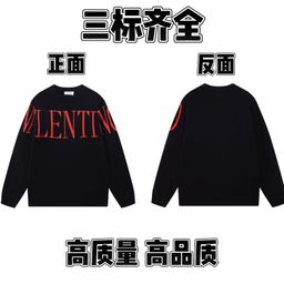 thumbnail for 2025秋冬新款潮牌字母满身logo圆领针织毛衣男女款宽松休闲上衣