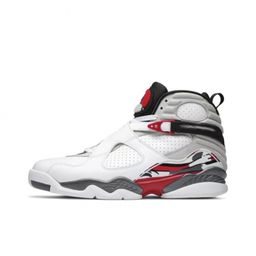 thumbnail for Putian shoes Joe 8 playoffs high-top aj8 black red all-star couples leisure sports men's and women's basketball shoes foreign trade