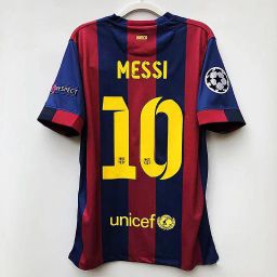 thumbnail for 14-15 Barcelona Messi Soccer Jersey Retro Commemorative Edition Fan Version Classic
