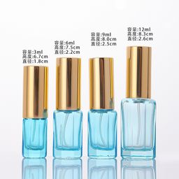 thumbnail for Wholesale Colored Glass Spray Bottle 3ml Square Perfume Bottles 6ml Travel Pack Cosmetic Small Sample Bottle Empty Bottle