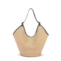 thumbnail for khaite2025 new handbag grass woven bag for women summer French niche designer one shoulder armpit