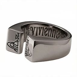 thumbnail for Queen Mother VIvienne Westwood engraving ring Saturn opening ring men's and women's high version individual logo