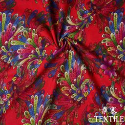 thumbnail for Cotton and Linen Digital Printing Fabric Floral Fabric Pastoral Style Fabric Floral Skirt dress Cloth