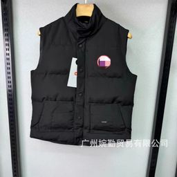 thumbnail for Cross-border goose vest winter new spot style cotton clothing foreign trade quality cotton thickened warm jacket on behalf of the hair