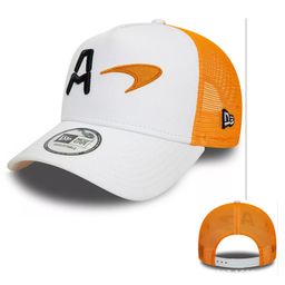 thumbnail for Car Cap Peaked Cap F1 Formula Rally Baseball Cap Embroidered Adjustable Curved Edge Car Logo Trend Racing Cap