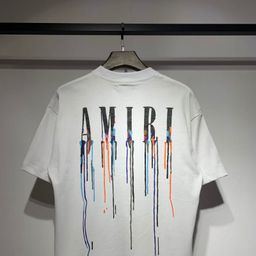 thumbnail for Niche am peace dove flow paint graffiti letras céu estrelado logotipo clássico impresso camiseta de casal de manga curta iri