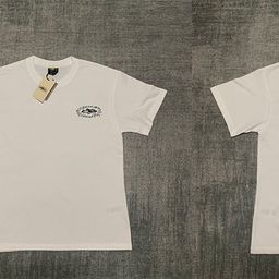 thumbnail for Cross-border trendy brand Alcatraz summer new retro print men's and women's trendy loose casual short-sleeved T-shirt