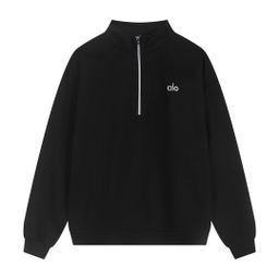 thumbnail for Foreign trade ALO correct version full-zip hoodie, half-zip, crew neck, jogger pants/straight pants for men and women