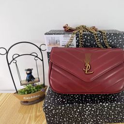 thumbnail for New women's bag one-shoulder cross-body woc envelope fashion simple and high-end classic and versatile trend poplar forest embroidery thread