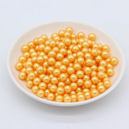 thumbnail for abs non-porous artificial pearl color imitation pearl DIY beads loose beads wedding dress hair accessories decoration acrylic beads