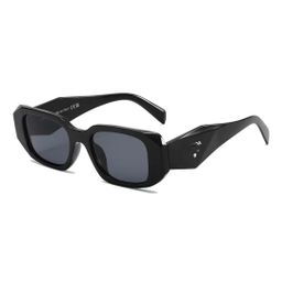thumbnail for 2025 new European and American foreign trade PRA home polygonal retro sunglasses women's high-end sense 8679 personality big brand sun
