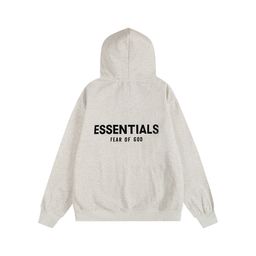 thumbnail for Foreign trade European and American trendy brand three-dimensional letter classic autumn and winter fleece loose hooded sweatshirt