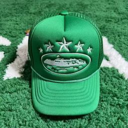 thumbnail for Corteiz 5 Starz Alcatraz Trucker美式货车帽外贸潮牌绣花防晒卡