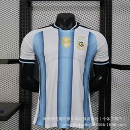 thumbnail for 26 World Cup Jerseys Germany Argentina Portugal Spain Player Version France Brazil National Team Football Uniforms