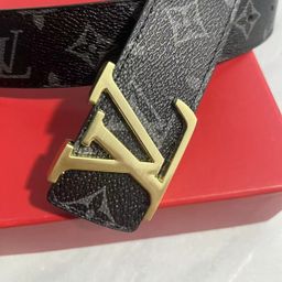 thumbnail for New Classic Style Men's Smooth Buckle Belt for Inner Wear, Available for E-Commerce and Physical Store Supply, Small Donkey Leather Belt, One-Piece Dropshipping