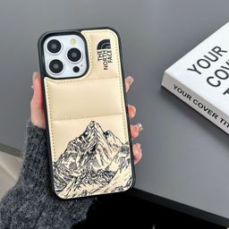 thumbnail for Jaqueta de Couro com Enchimento de Algodão Capa para Telefone Apple 15 Capa Protetora com Airbag para iPhone 14 Pro Max 13 Comércio Exterior Anti-Queda