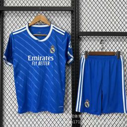 thumbnail for Children's Football Uniforms National Team Real Madrid Barcelona Paris Germany Manchester United Tottenham Arsenal Home and Away Jerseys