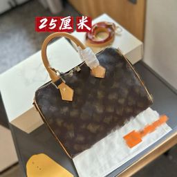 thumbnail for Foreign trade single L family pillow bag women's bag, trendy monogram shoulder bag, crossbody bag, handbag, versatile handbag, portable handbag