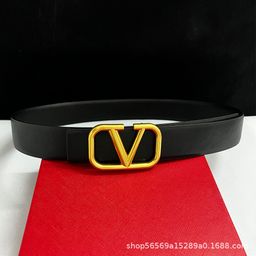 thumbnail for V&#039s 4.0 New Belt women&#039s double-sided fashion waist seal smooth buckle classic all-match waist seal live broadcast cross-border