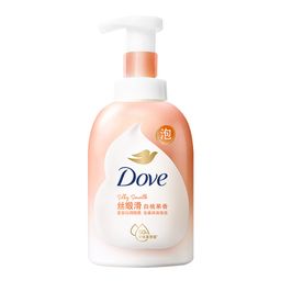 thumbnail for Gel de banho Dove Dense Bubble 400g, estoque pronto para entrega, branco profundo, pêssego, flor de cerejeira, hidratação profunda, atacado.