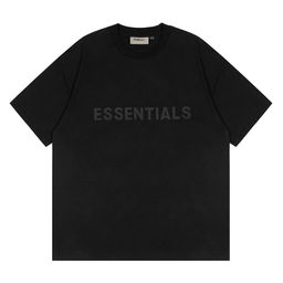 thumbnail for Fog Multi-Line Essentials Hhh Silicone Letters on the Chest Loose High Street Summer Men&#039;s and Women&#039;s Short-Sleeved T-Shirts Trendy Brand