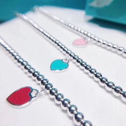 thumbnail for TikTok Internet Celebrity Hot Selling Love Shape Bracelet Blue Glue Dripping Craft Star Fashion All-match Jewelry Women