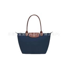 thumbnail for Longxiang Bag 70 Tote Bag Dumpling Bag Anniversary Cross-Border Version Shoulder Nylon Bag Computer Bag Mommy Bag Light France
