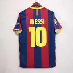 thumbnail for Retro Classic Player Jerseys with Club Numbers Ac Barcelona Newcastle C. Ronaldo Messi Neymar Beckham