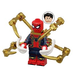 thumbnail for Atacado transfronteiriço: Novas mini figuras da série Super Herói KT1069, blocos de montar de partículas pequenas, brinquedos de montagem em sacos para dropshipping.